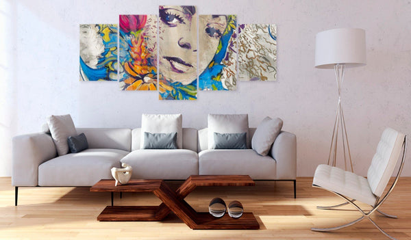 Quadro su vetro acrilico - Flowery Sorceress [Glass]