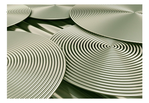 Carta da parati 3D - Golden Discs