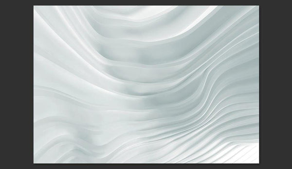 Carta da parati 3D - Waving White