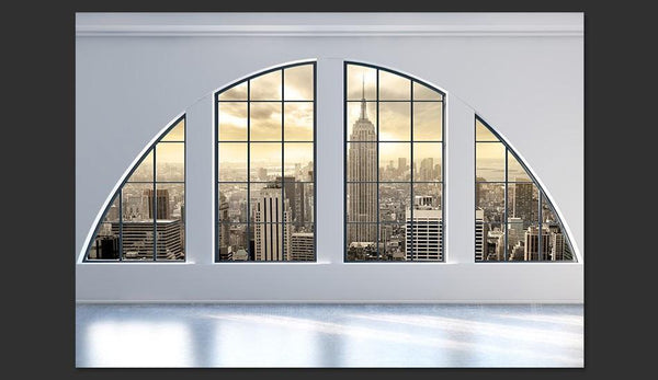 Carta da parati effetto finestra - Illuminations - Empire State Building