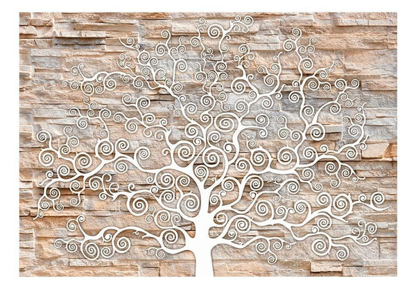 Carta da parati effetto pietra - Stone Tree
