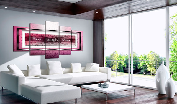 Quadro - Live, laugh, love - pink