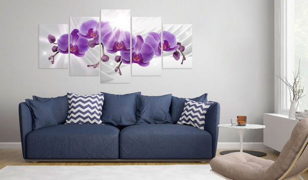 Quadro - Abstract Garden: Purple Orchis
