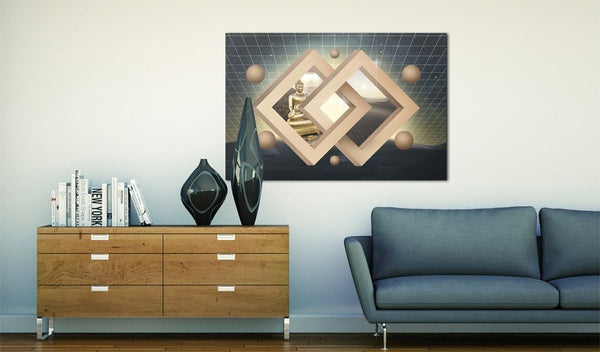 Quadro su tela - Buddha (astratto)