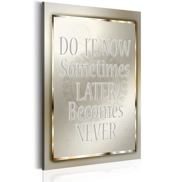 Quadro - Frasi motivazionali - Do It Now