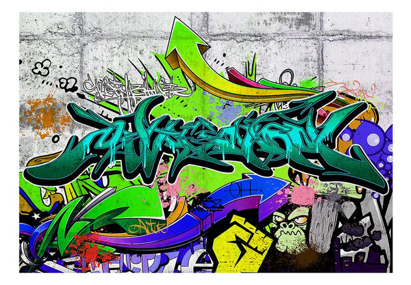 Carta da parati graffiti street art - Colours of a City