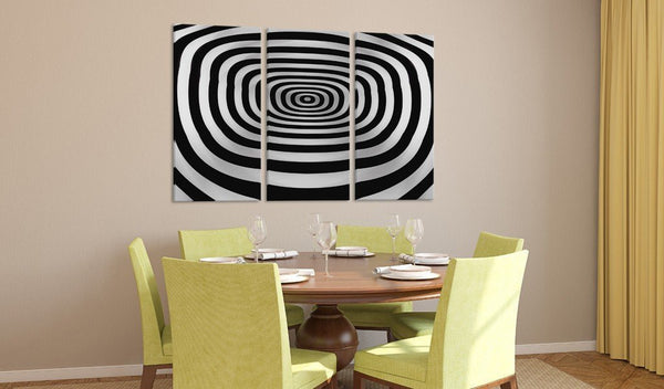 Quadro su tela - op art - profondo