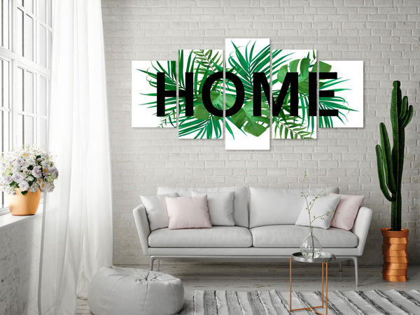 Quadro - Home on the Leaves (5 Parts) Wide