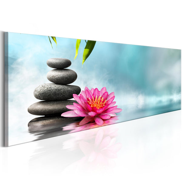 Quadro - Water Lily and Zen Stones