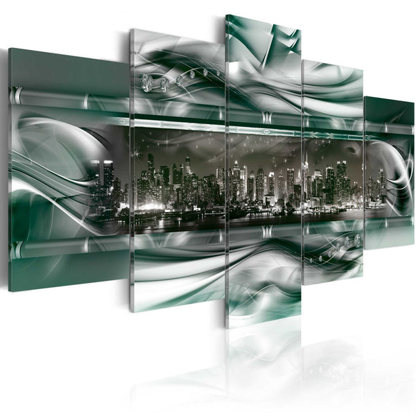 Quadro - NY sull'onda verde
