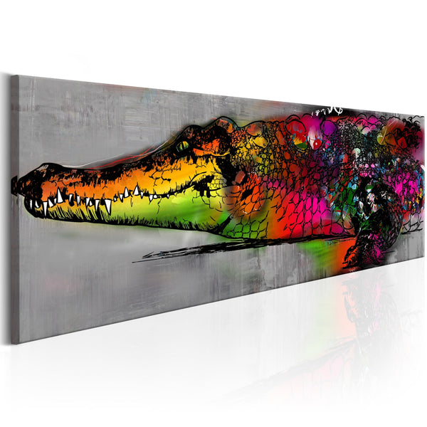 Quadro - Colourful Alligator