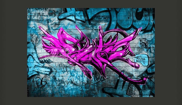 Carta da parati graffiti street art - Anonymous graffiti
