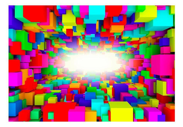 Carta da parati 3D - Light In Color Geometry