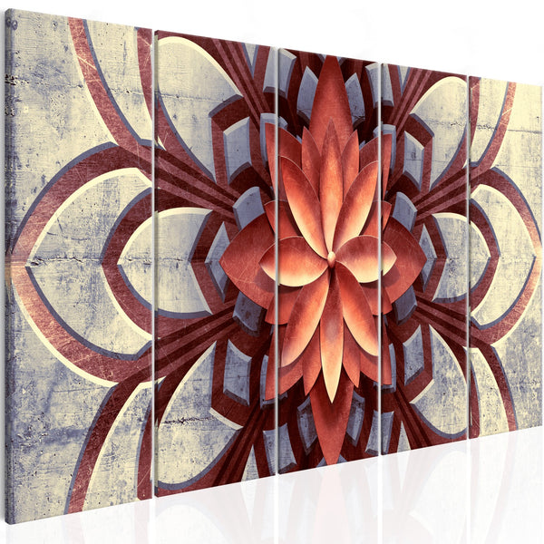 Quadro Mandala - Fan (5 Parts) Narrow